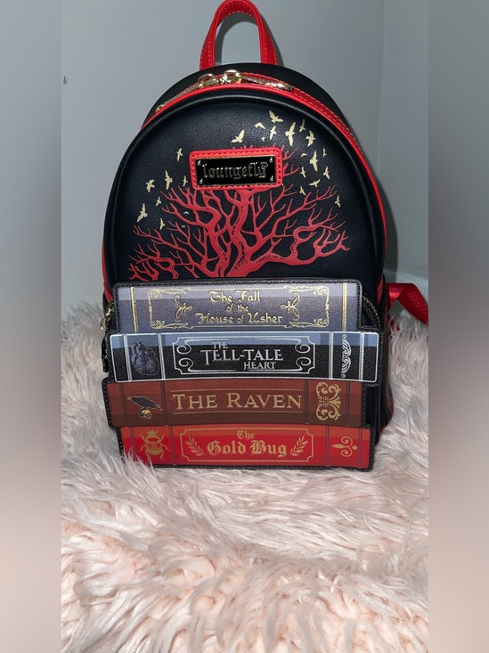 Loungefly Handbags - Edgar Allen Poe Books-A-Million Loungefly Literary Horror Mini Back Pack